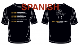 You Can Black T-Shirt in Spanish